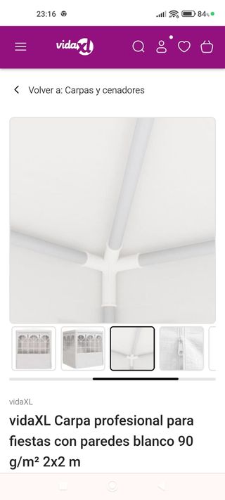 Tenda gazebo, gazebo, 200x200 cm, pareti, finestre