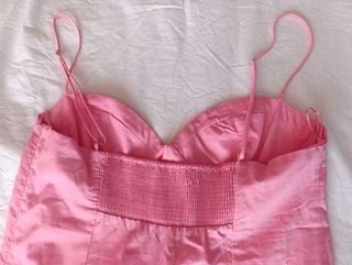 Vestido Midi Zara Rosa