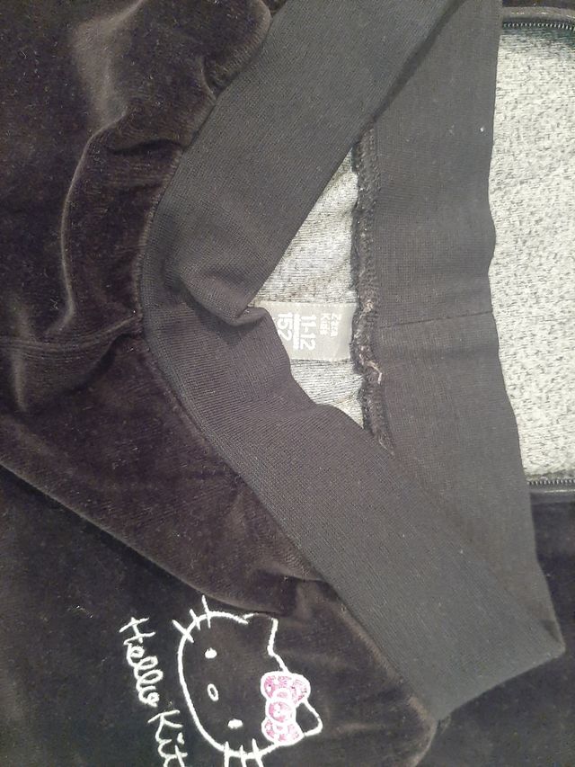 Chándal terciopelo Hello Kitty niña