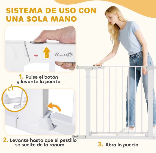 Barriera di sicurezza per bambini/animali 76-97cm