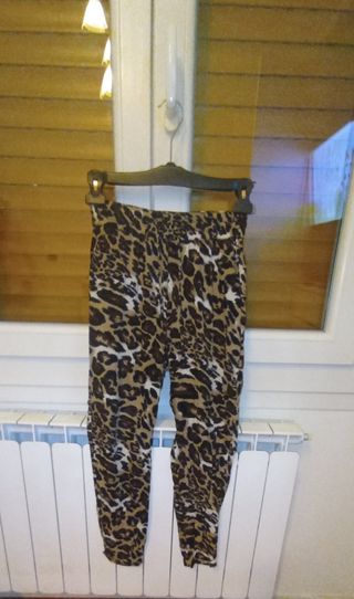 Pantaloni leopardati leggeri
