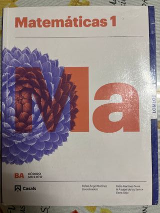 Matemáticas 1 BA LOMLOE