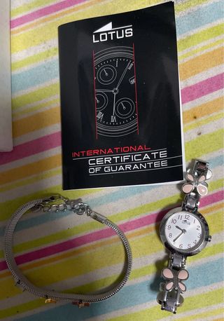 Conjunto Lotus: Reloj y Pulsera Niña