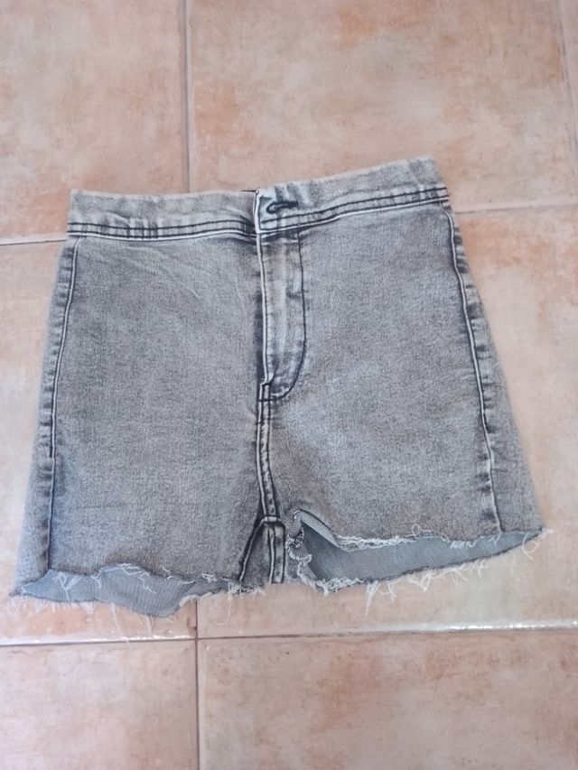 Shorts vaqueros grises