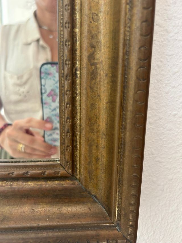 Espejo Vintage Madera y Cristal