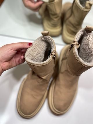 Botas Beige Zara