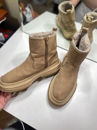 Botas Beige Zara