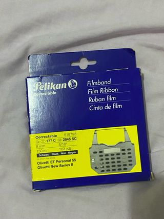 Cinta de film Pelikan  Máquina de escribir