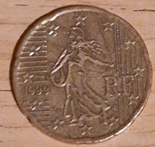 20 céntimos Francia 1999
