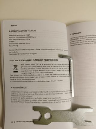 Bicicleta Elíptica Drumfit 8000 Magno