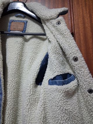 Cazadora vaquera con borreguito.