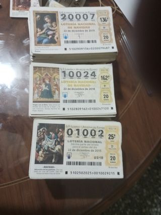 Lote 1650 décimos Lotería Nacional Navidad