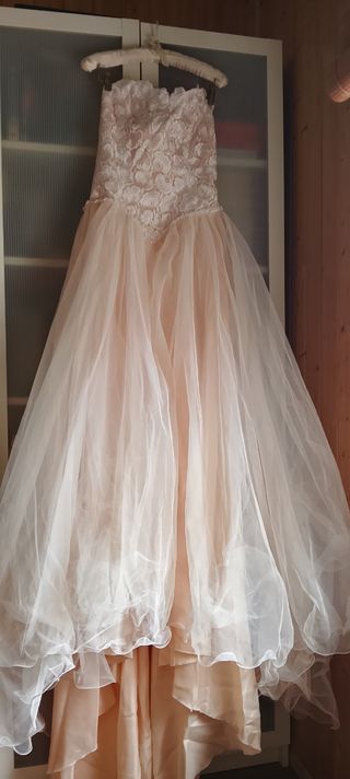 Vestido de Novia Rosa palo