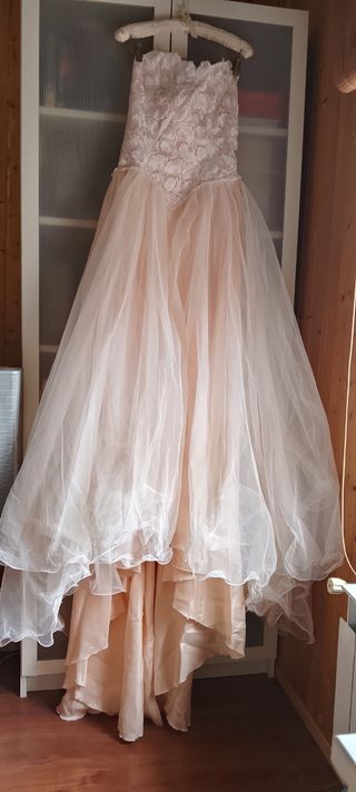 Vestido de Novia Rosa palo