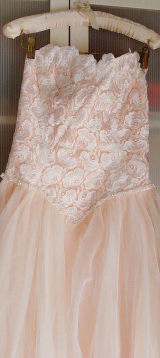 Vestido de Novia Rosa palo