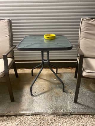 Conjunto 2 sillones y mesa terraza