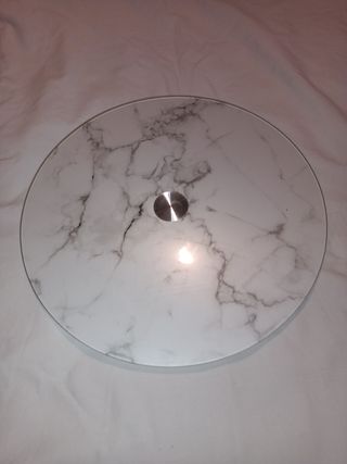 Plato giratorio de cristal