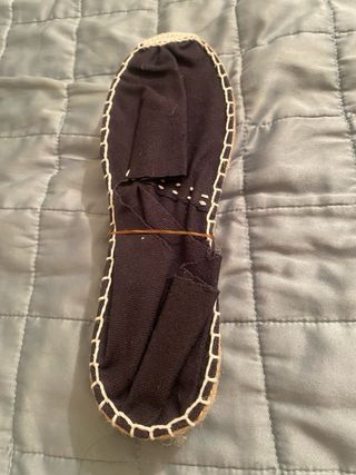 Alpargatas Talla 39 Azul Marino