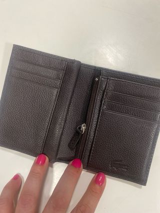 Cartera Lacoste Marrón