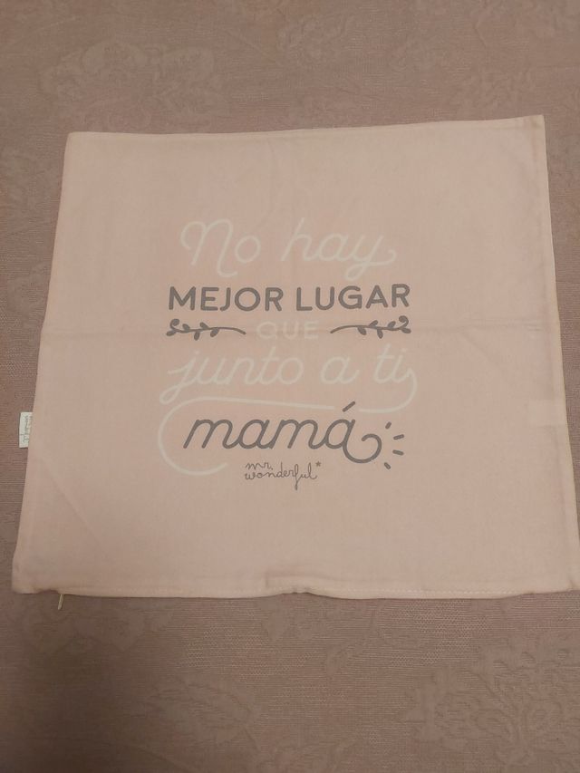 2 Fundas Cojín Mr. Wonderful