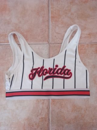 Top deportivo Florida rayas