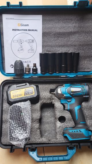 Pistola de impacto de bateria