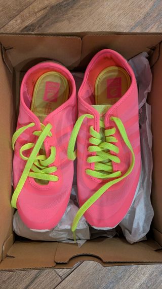 Deportivas Adidas Neo Talla 39 Rosa y Amarillo
