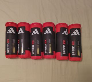 Botes pelotas pádel Adidas Speed RX. Lotes baratos