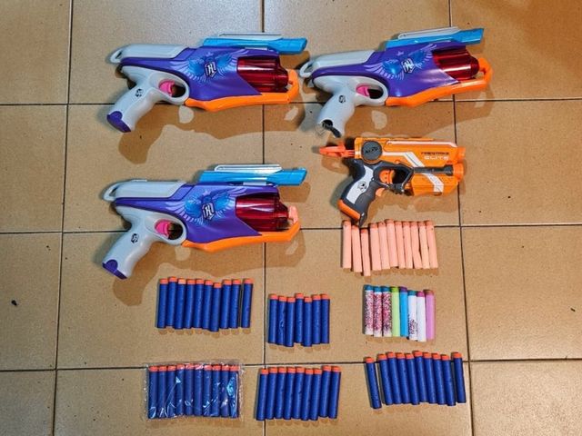 Pistolas Nerf lote
