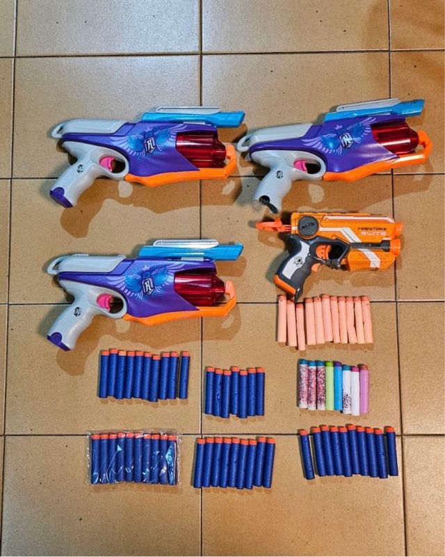Pistolas Nerf lote