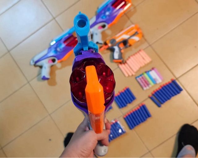 Pistolas Nerf lote