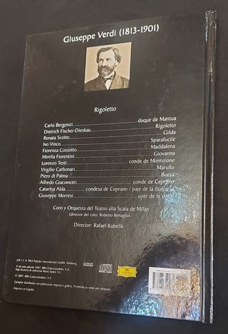 Colección Verdi 4 CDs La Traviata y Rigoletto.