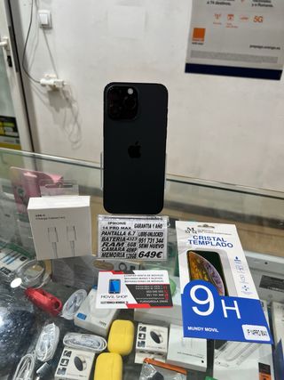 iPhone 14 Pro Max 128GB batería 83%￼