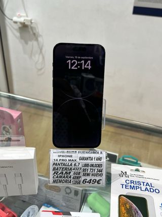 iPhone 14 Pro Max 128GB batería 83%￼