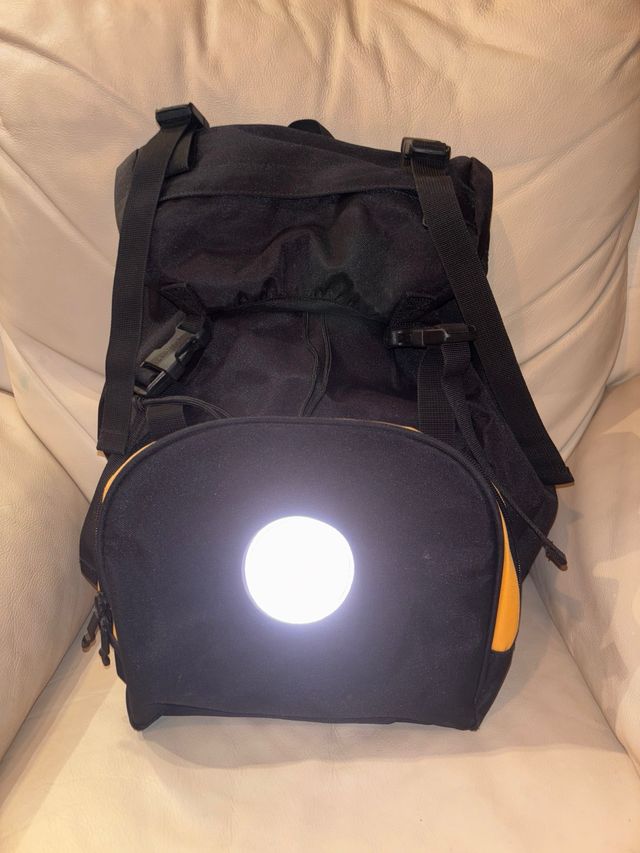 Mochila Alforja Decathlon Negra