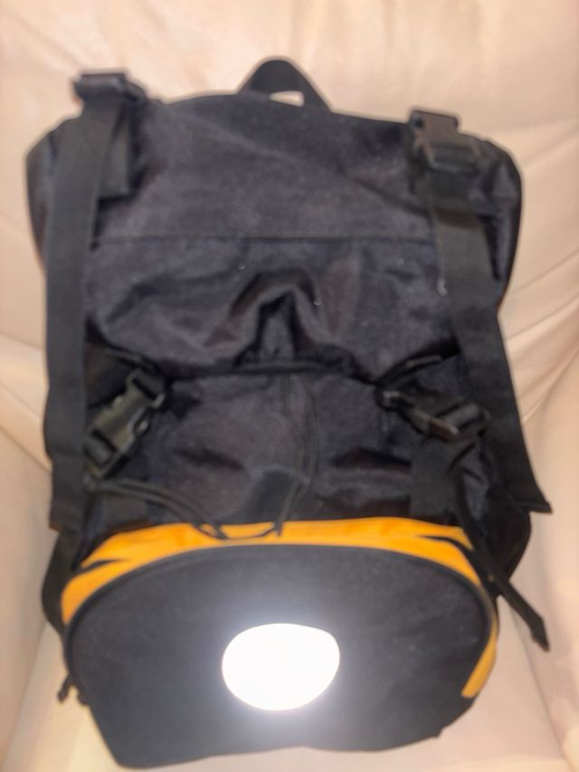 Mochila Alforja Decathlon Negra