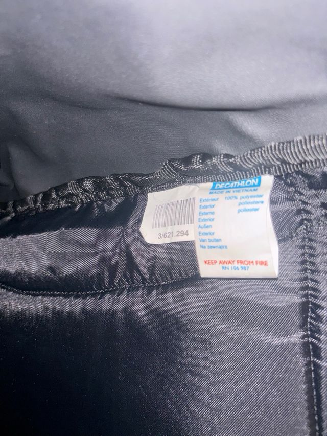 Mochila Alforja Decathlon Negra