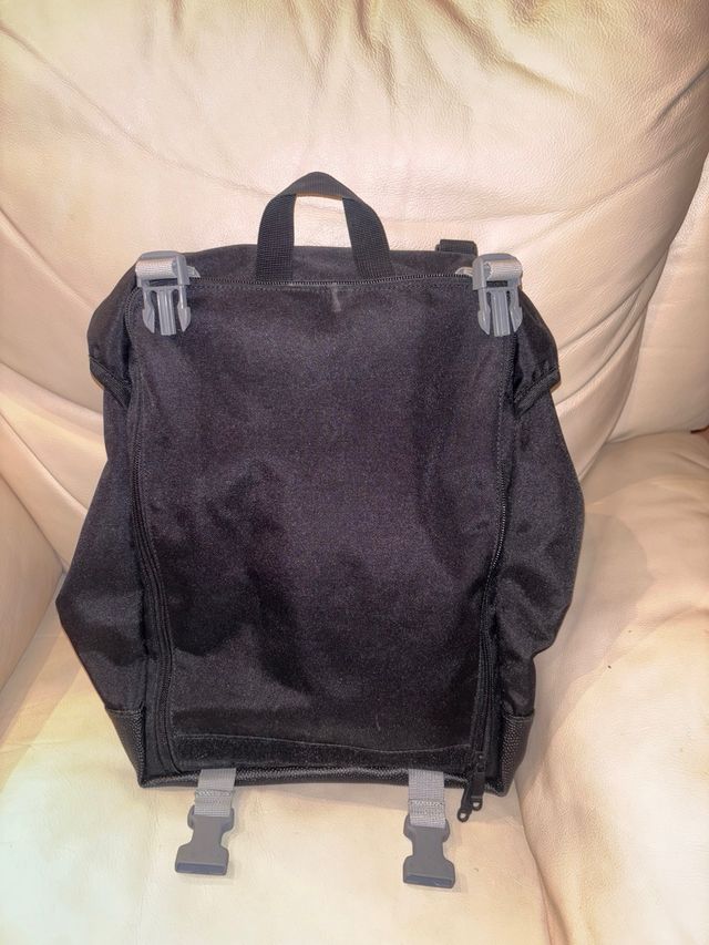 Mochila Alforja Decathlon Negra