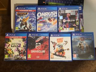 PS4 Slim 500 GB Completa + 7 Juegos