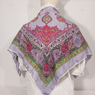 PAÑUELO SEDA ESTAMPADO INDUMENTARIA TRADICIONAL 