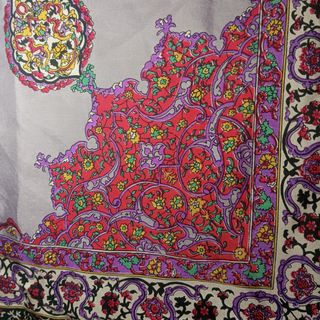 PAÑUELO SEDA ESTAMPADO INDUMENTARIA TRADICIONAL 