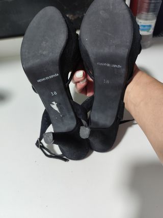 Sandalias Marypaz Negras Talla 38