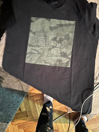 Camiseta Adidas Negra Talla M