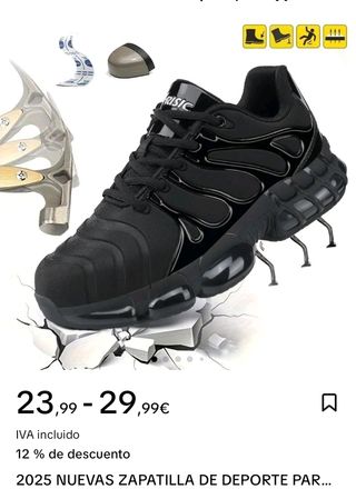 Zapatos de seguridad RISIC negros