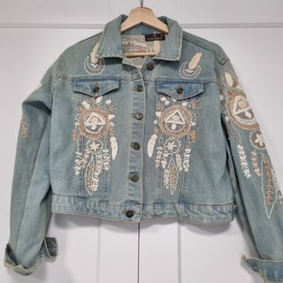 Cazadora vaquera bordada Tantra XL