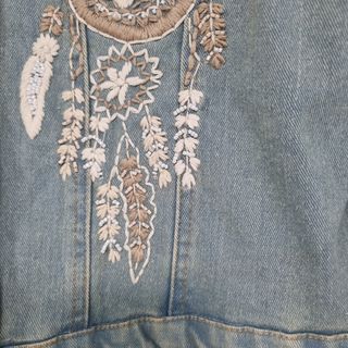 Cazadora vaquera bordada Tantra XL