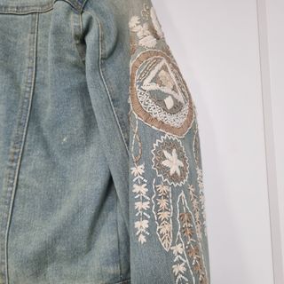 Cazadora vaquera bordada Tantra XL