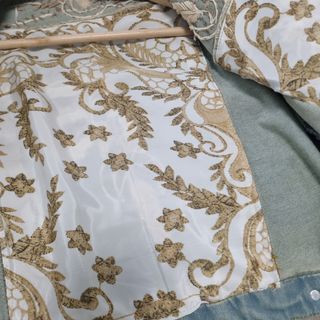 Cazadora vaquera bordada Tantra XL