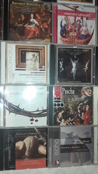 Barroco y Renacimiento. Música clásica. Cds