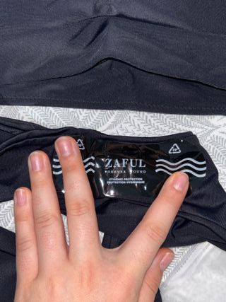 Bikini Zaful Negro Talla M